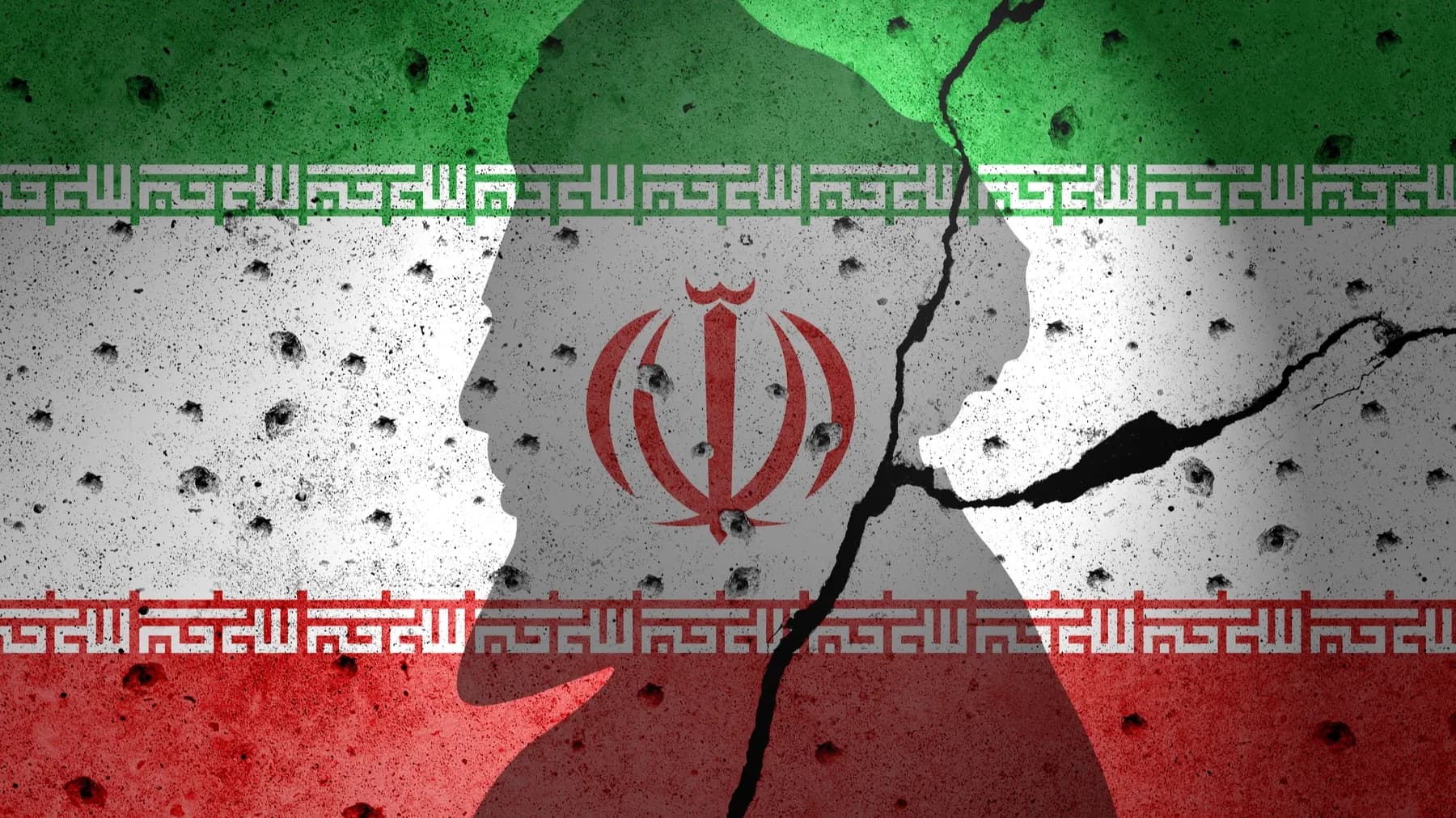 A  legfőbb iráni veztő, Ali Khamenei árnyképe
