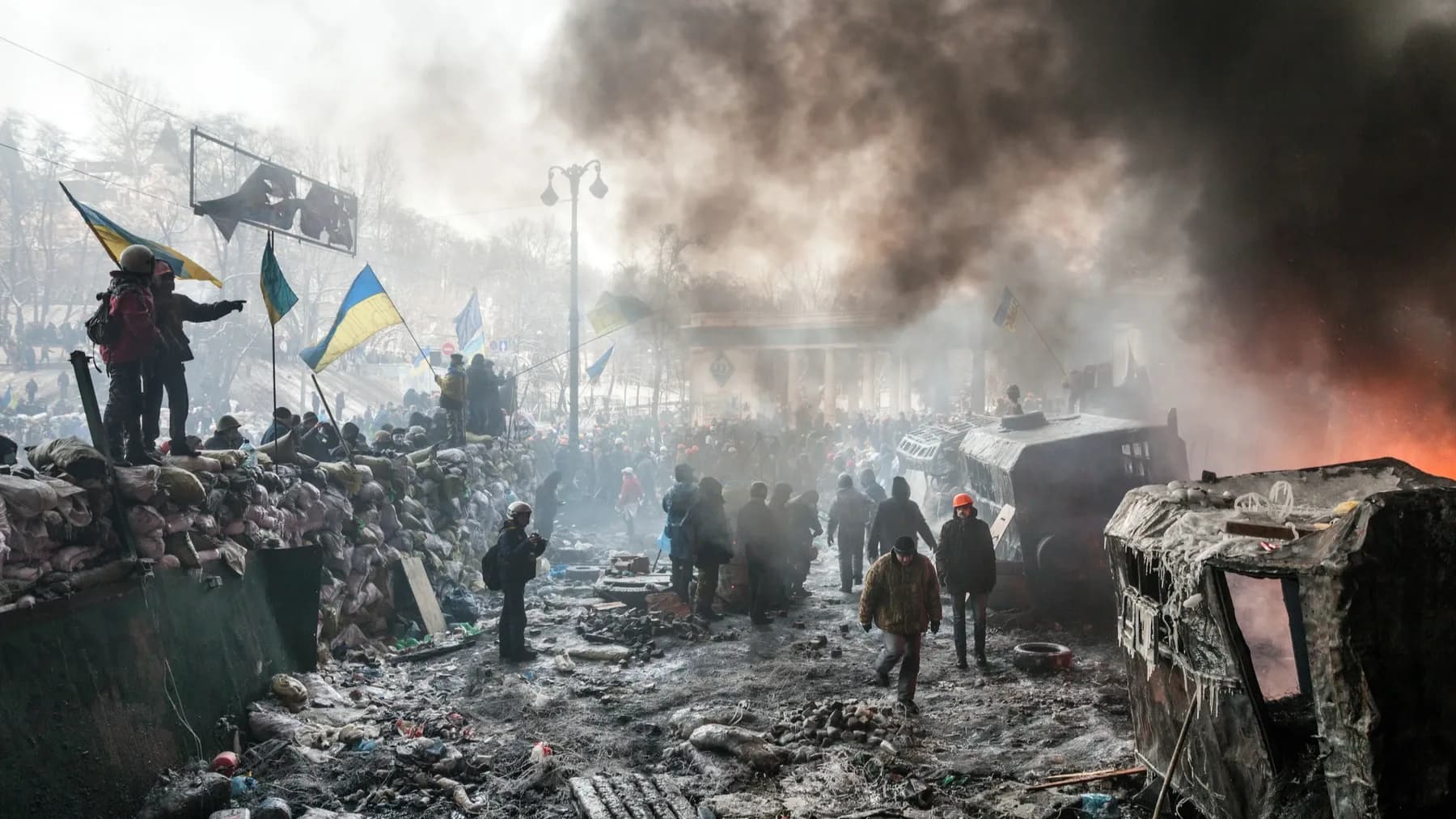 Tüntetések, zavargások a Majdan téren, Kijevben 2013-ban