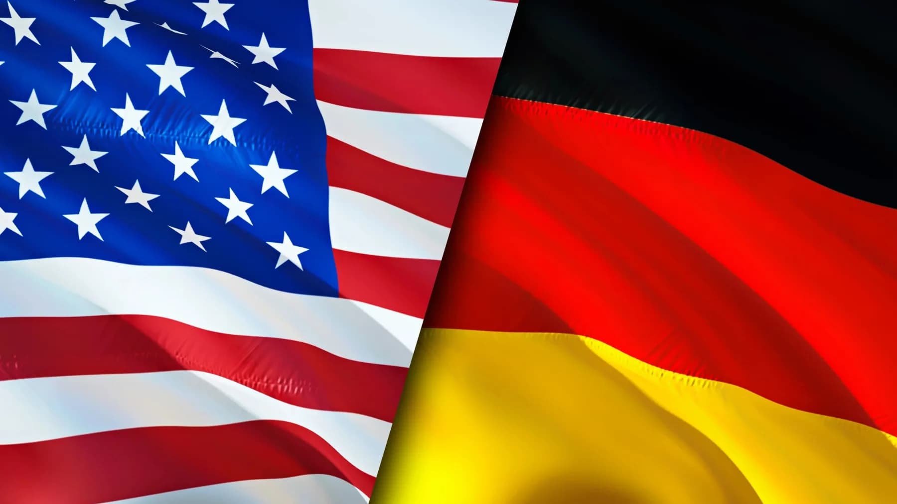 Amerikai és német zászló