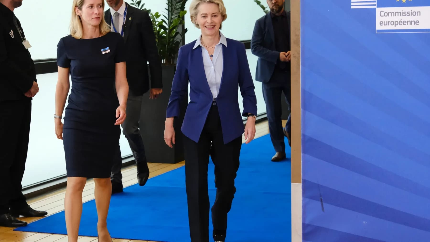 Kaja Kallas és Ursula von der Leyen