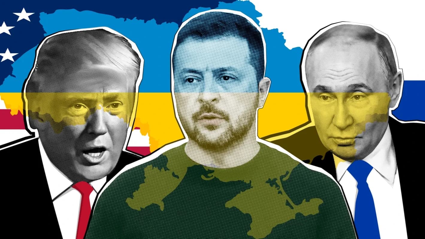 Trump, Zelenszkij, Putyin