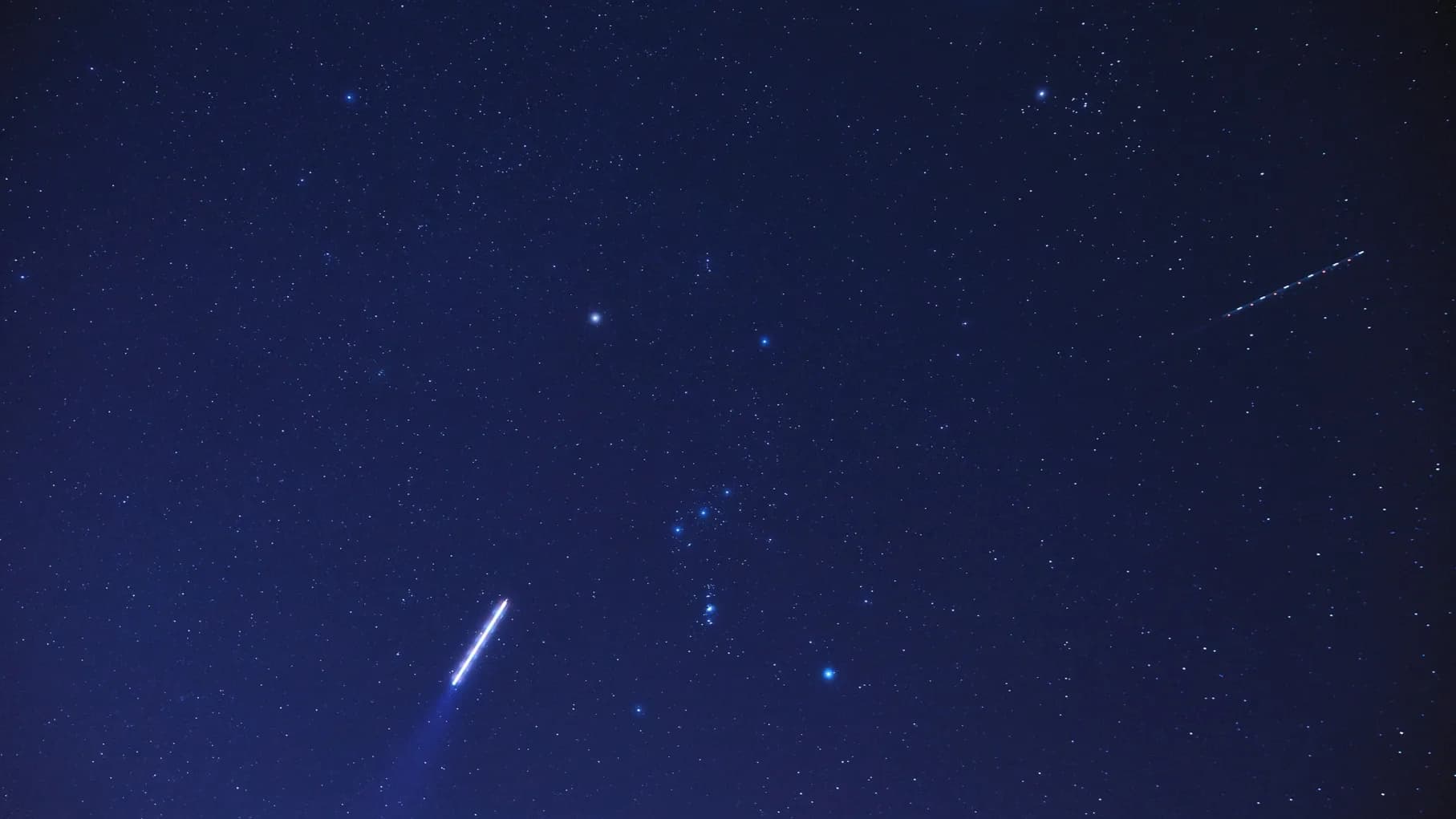 Orionidák meteorraj - illusztráció