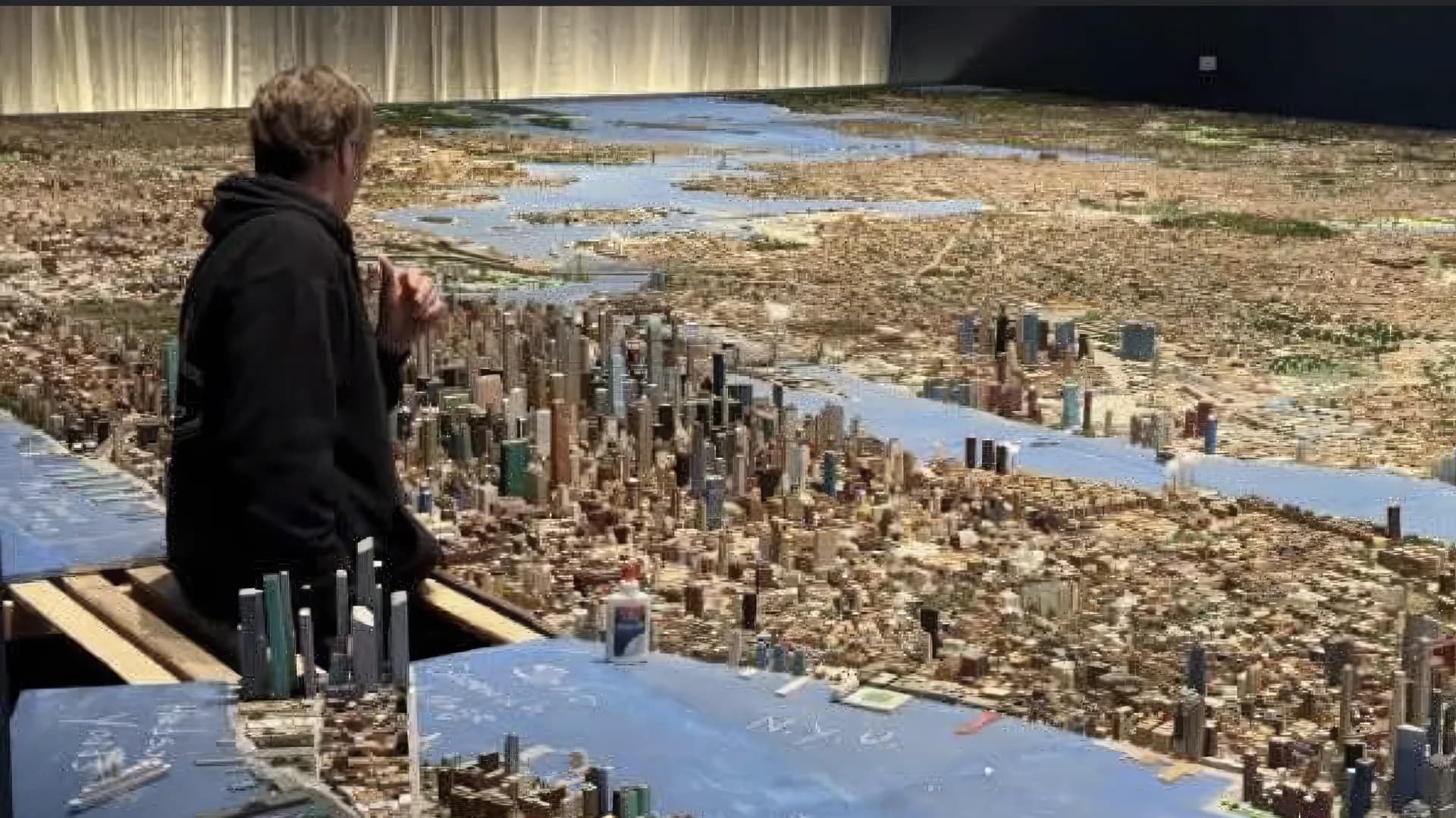 New York makett, ami 21 évig épült