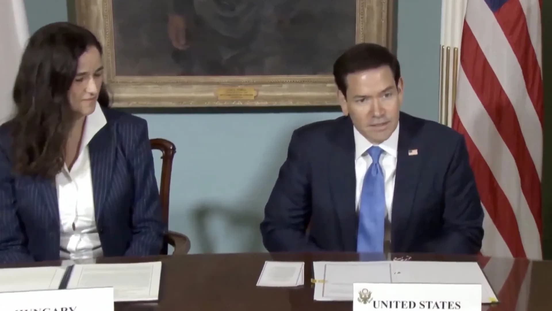 Orbán Anita és Marco Rubio