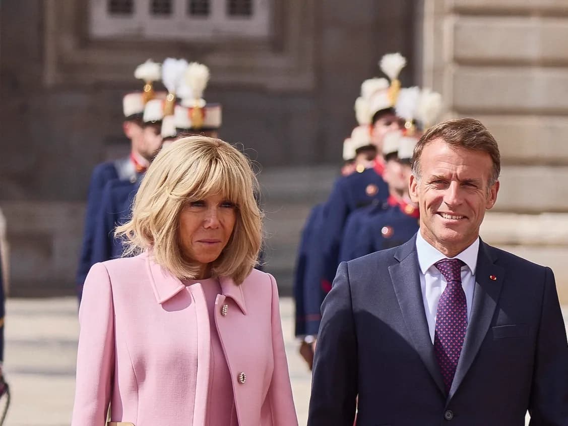 Brigitte Macron és Emmanuel Macron