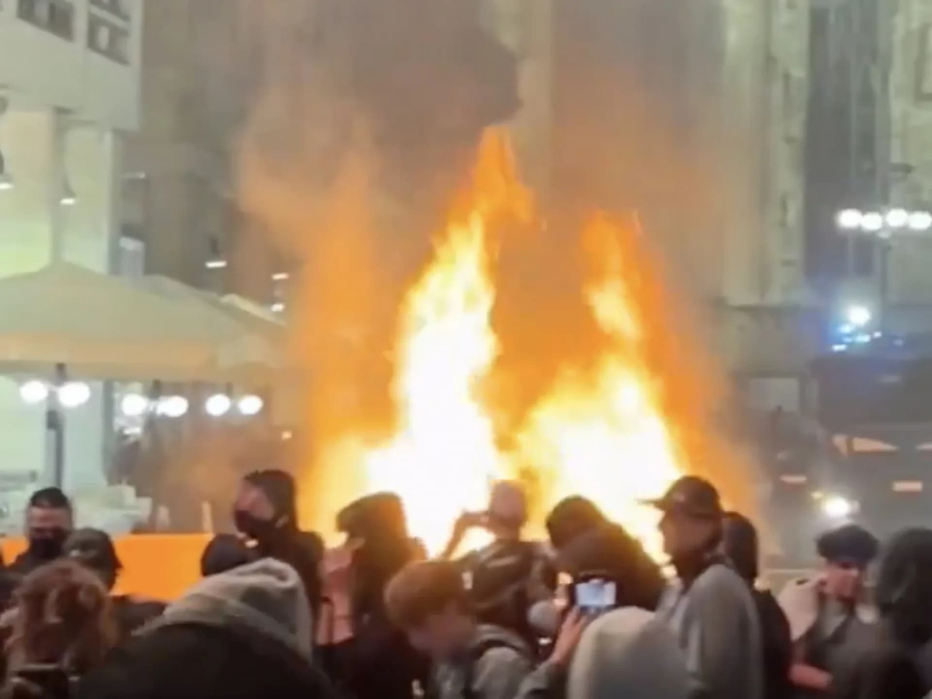 Milánó - tüntetések